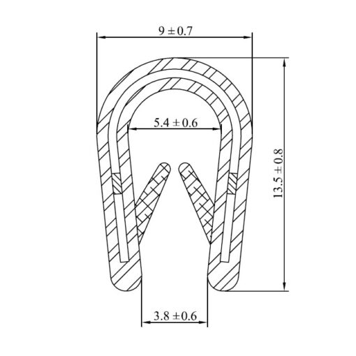 Profil ochronny 4A-3,8mm  (rolka 10m) - obrazek 2
