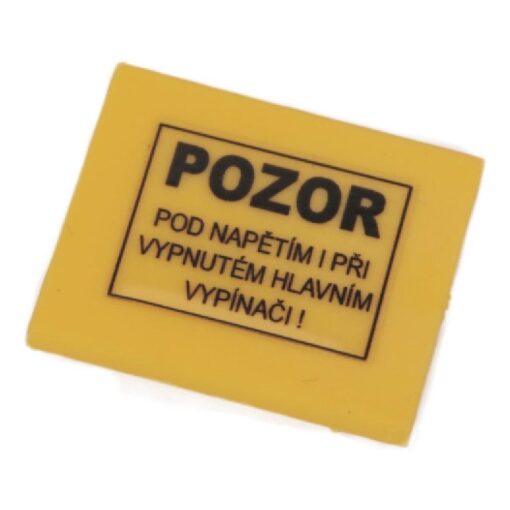 Osłona górna złączki RSA4A na 4 zaciski  (tetekstxt) - Żółta