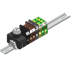 Listwa zaciskowa słupowa SV - B - 6.35.4