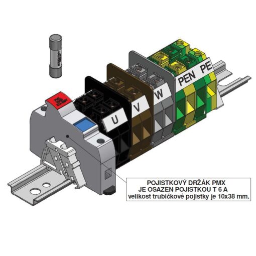 Listwa zaciskowa słupowa SV - D - 9.16.4