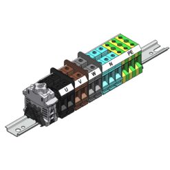 Listwa zaciskowa słupowa SV - A - 9.35.5