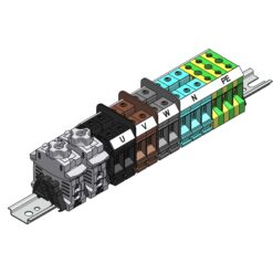 Listwa zaciskowa słupowa SV - A - 9.35.5/2 (dwa gniazda bezpieczników)