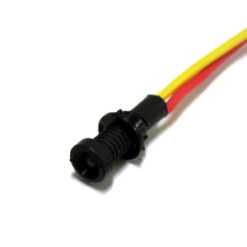 Lampka LED żółta 12-24V AC/DC (klosz 3mm)