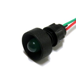 Lampka LED zielona 12-24V AC/DC (klosz 10mm)