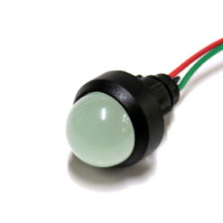Lampka LED zielona 12-24V AC/DC (klosz 20mm)