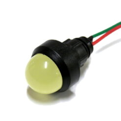 Lampka LED żółta 12-24V AC/DC (klosz 20mm)