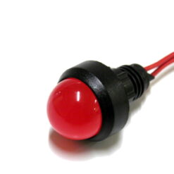 Lampka LED czerwona 230V AC/DC (klosz 20mm)