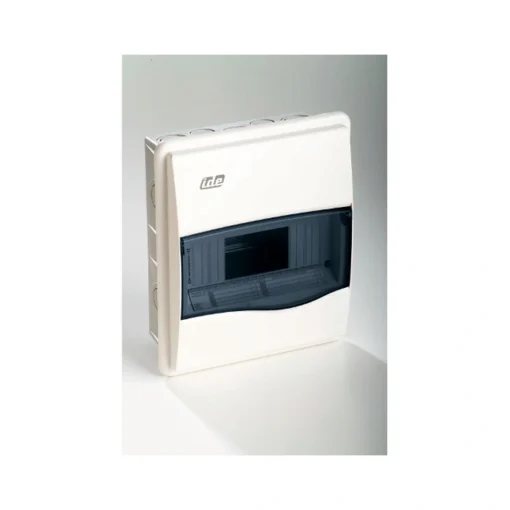 IP40 Rozdzielnica modułowa 1x8 ORO podtynkowa (drzwi transparentne)