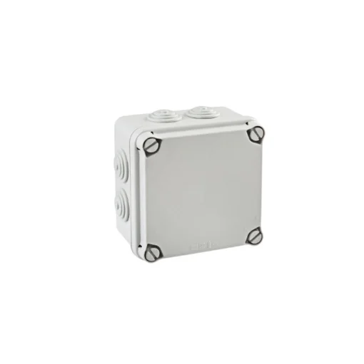 EV111IP65-Puszka-hermetyczna-LIGHT-121x121x68-pokrywa-pelna-z-dlawicami-7xM25