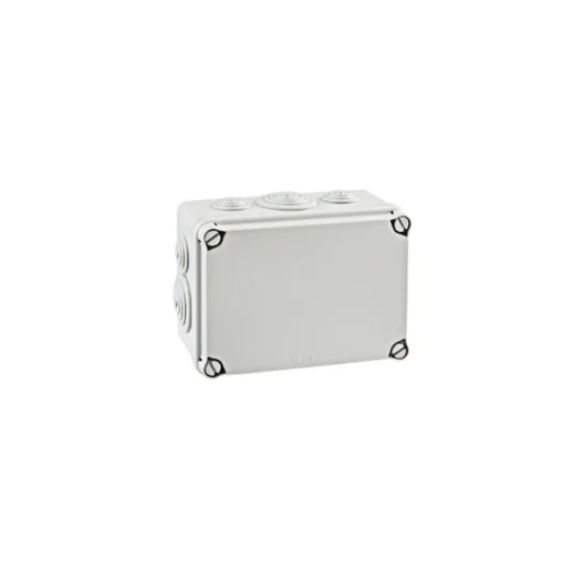 EV161IP65-Puszka-hermetyczna-LIGHT-133x180x80-pokrywa-pelna-z-dlawicami-6xM25-4xM40