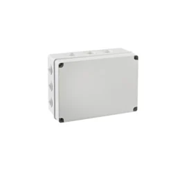 EV322IP65-Puszka-hermetyczna-LIGHT-253x342x132-pokrywa-pelna-z-dlawicami-12xM40