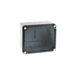 EXT171IP65-IP67-Puszka-hermetyczna-LIGHT-155x179x100-pokrywa-transparentna-z-oslabieniami-6xM25-4xM40
