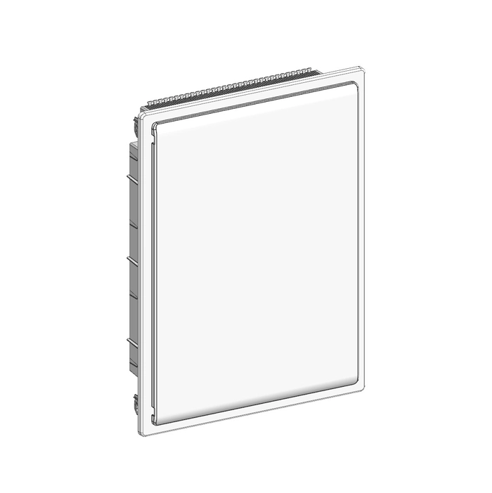 GPE54PO/RRIP40-Rozdzielnica-modulowa-3x18-GOLD-P-podtynkowa-drzwi-biale-PE+N