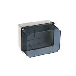 GSXT231IP65-IP67-Puszka-hermetyczna-wysoka-LIGHT-185x246x180-pokrywa-transparentna-z-oslabieniami-4xM25-6xM40