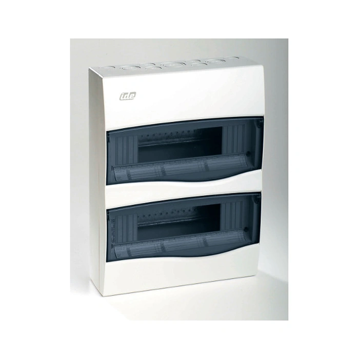 BV24PT/RR IP40 Rozdzielnica modułowa 2x12 COMBI natynkowa (drzwi transparentne) PE+N