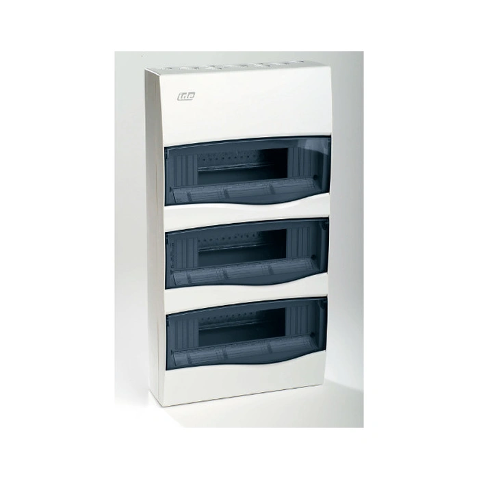 BV36PT/RR IP40 Rozdzielnica modułowa 3x12 COMBI natynkowa (drzwi transparentne) PE+N