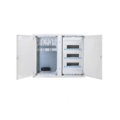 IP40 Rozdzielnica modułowa multimedialna 3x12 GOLD MP-COMBI podtynkowa do ścian karton-gips PE+N z płytą montażową (3x12)