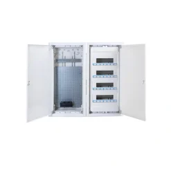 IP40 Rozdzielnica modułowa multimedialna 4x12 GOLD MP-COMBI podtynkowa do ścian karton-gips PE+N z płytą montażową (4x12)