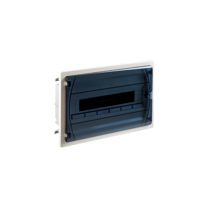 GPE18PT/PH/RR IP40 Rozdzielnica modułowa 1x18 GOLD P podtynkowa do ścian karton-gips GK (drzwi transparentne) PE+N