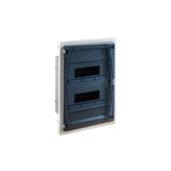 GPE24PT/RA IP40 Rozdzielnica modułowa 2x12 GOLD P podtynkowa (drzwi transparentne) PUSH-IN PE+N