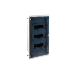GPE36PT3F/PH/RR IP40 Rozdzielnica modułowa 3x12 GOLD P podtynkowa do ścian karton-gips GK (drzwi transparentne) PE+N